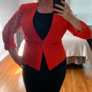 Red blazer